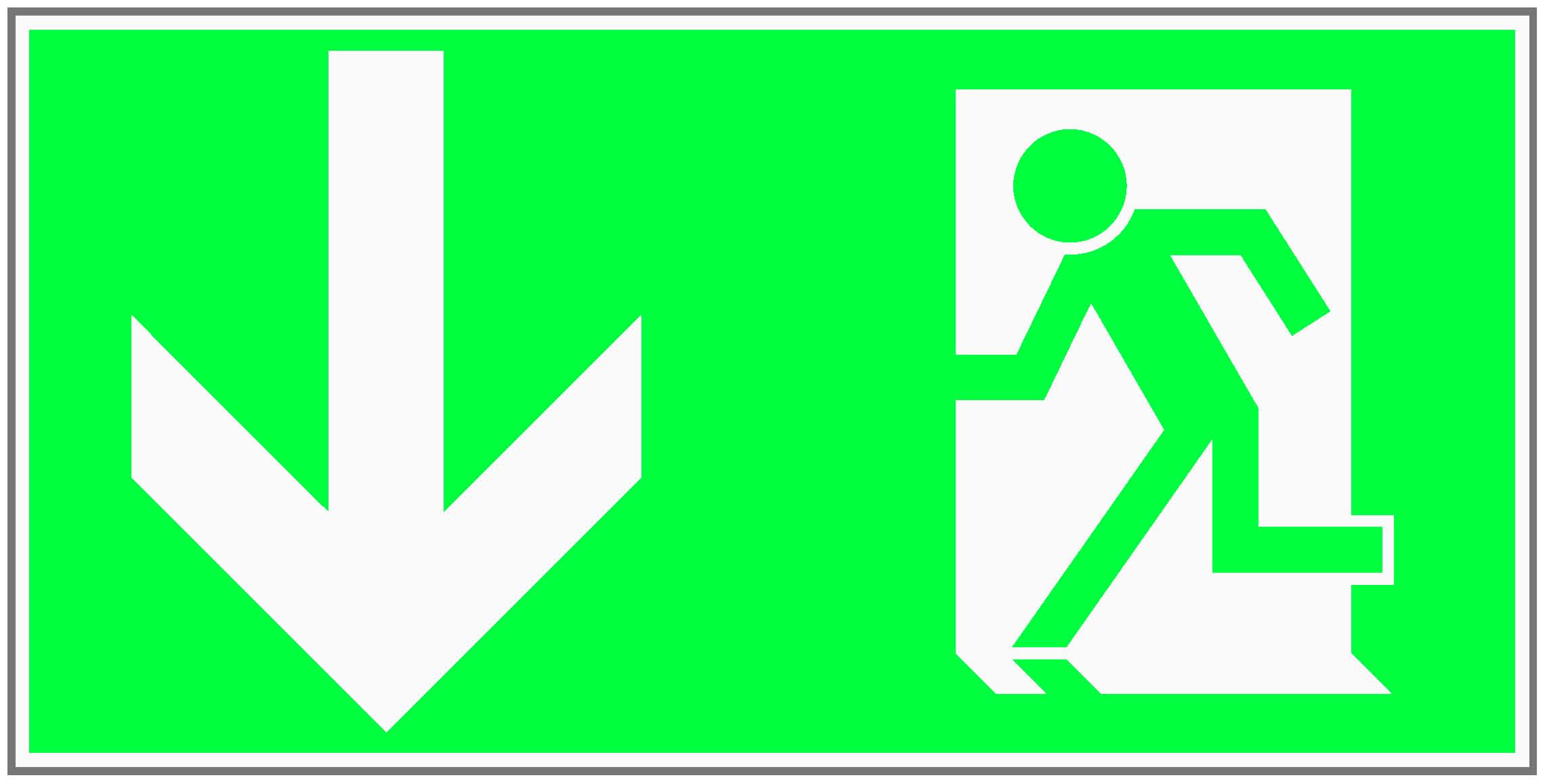 Fluchtwegspiktogramm